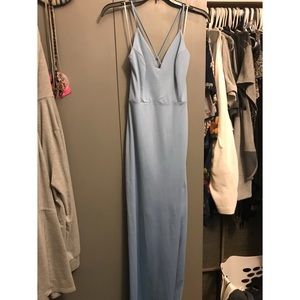 Light blue floor length dress size medium Windsor